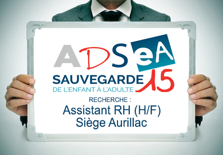 L’ADSEA recrute un Assistant RH (H/F) Pour le Siège social – Aurillac